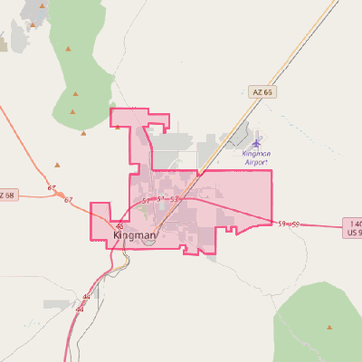 Map of Kingman