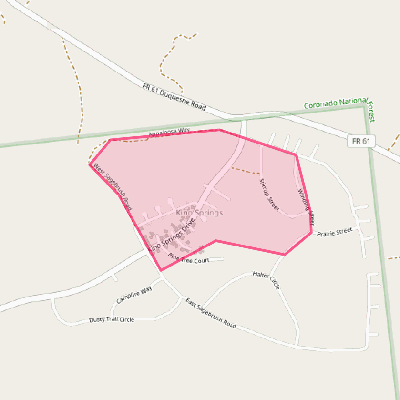 Map of Kino Springs