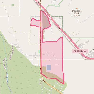 Map of Komatke