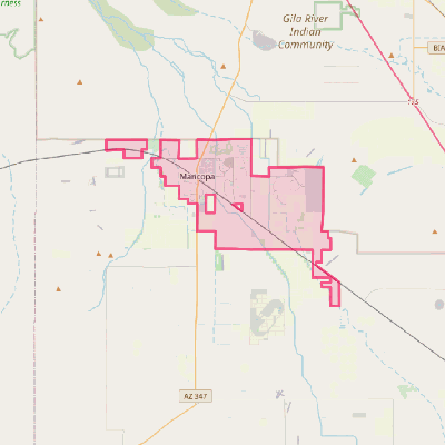 Map of Maricopa