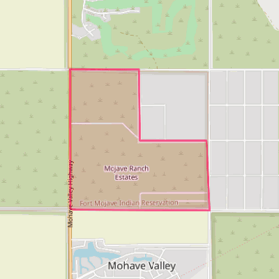 Map of Mojave Ranch Estates