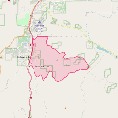 Map of Mountainaire