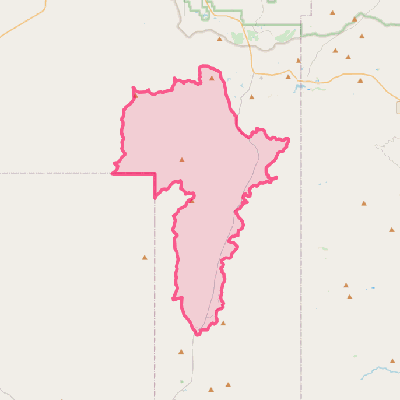 Map of North Fork