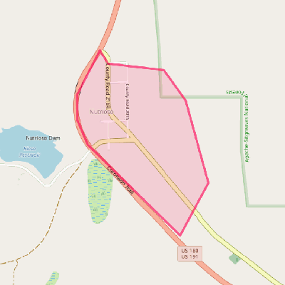 Map of Nutrioso