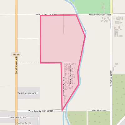 Map of Padre Ranchitos