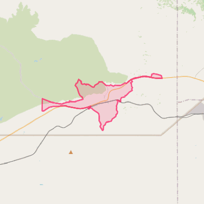 Map of Peach Springs