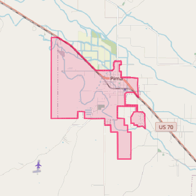 Map of Pima