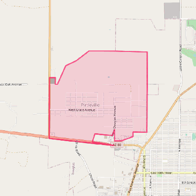 Map of Pirtleville