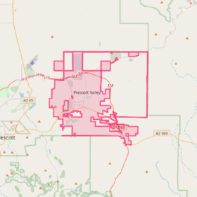 Map of Prescott Valley