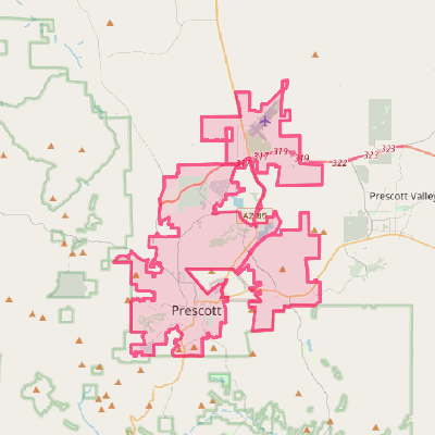 Map of Prescott