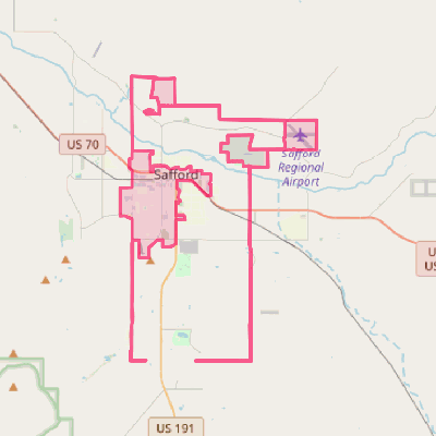 Map of Safford