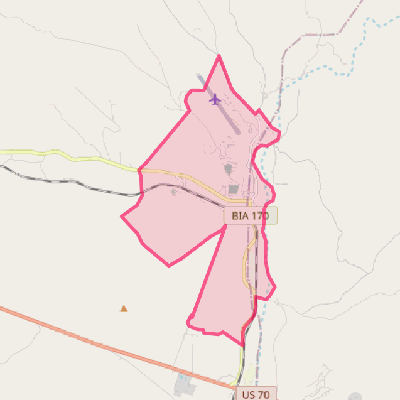 Map of San Carlos