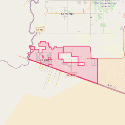 Map of San Luis