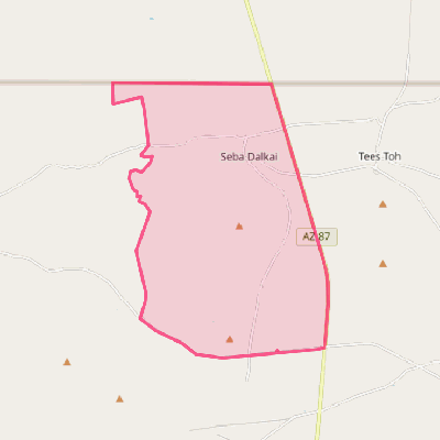 Map of Seba Dalkai