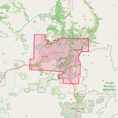 Map of Sedona