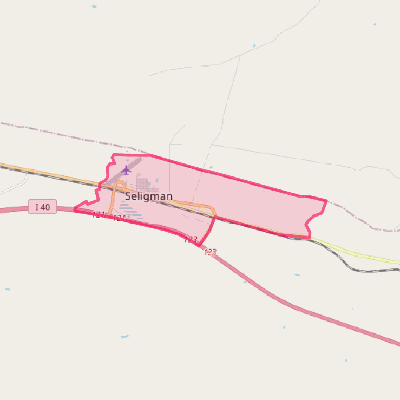 Map of Seligman