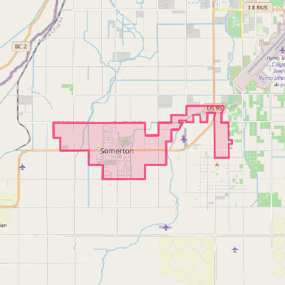 Map of Somerton