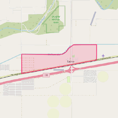 Map of Tacna