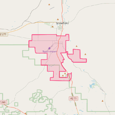 Map of Taylor