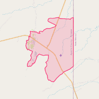 Map of Teec Nos Pos