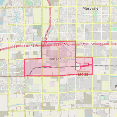 Map of Tolleson