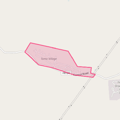 Map of Tonto Village