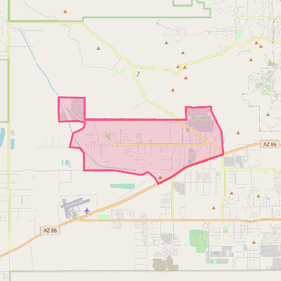 Map of Tucson Estates