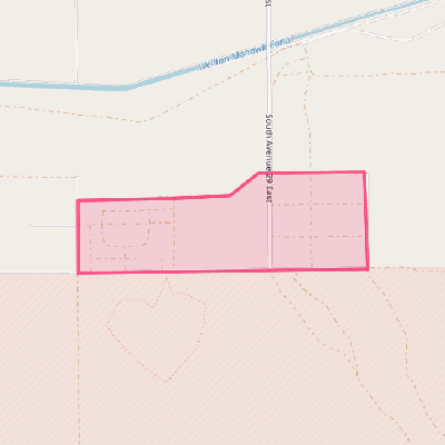 Map of Wellton Hills