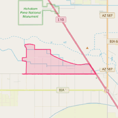 Map of Wet Camp Village