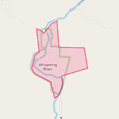 Map of Whispering Pines