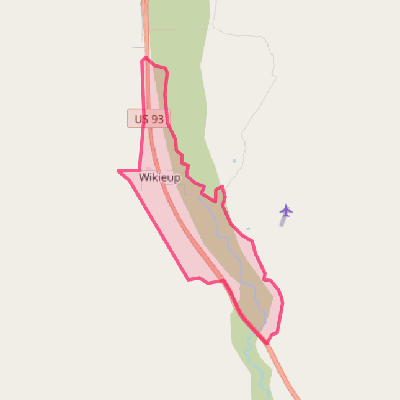 Map of Wikieup