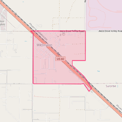 Map of Wittmann