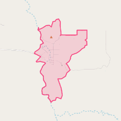 Map of Woodruff