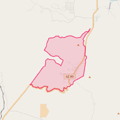 Map of Yarnell