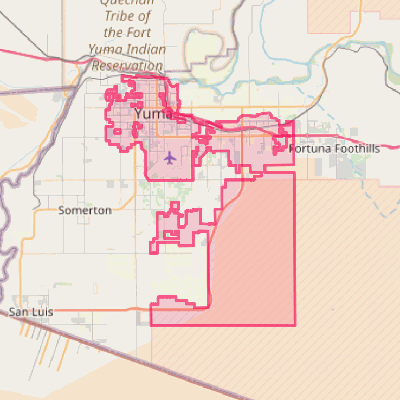 Map of Yuma