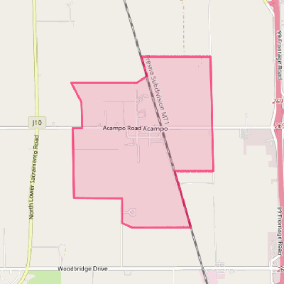 Map of Acampo