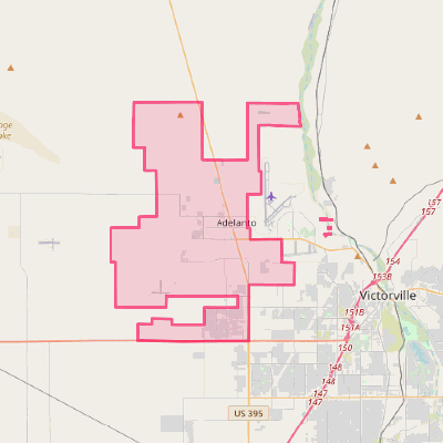 Map of Adelanto