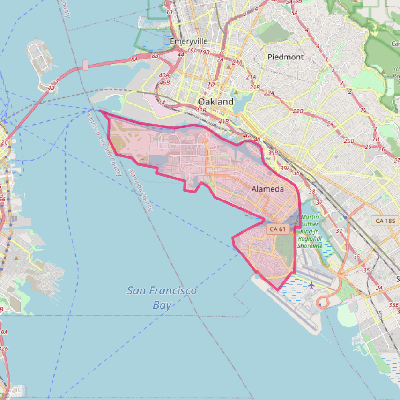 Map of Alameda