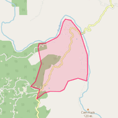 Map of Alderpoint