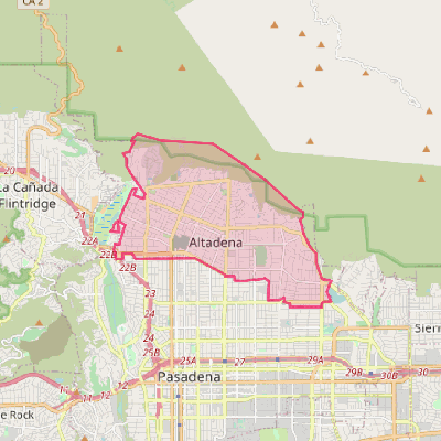 Map of Altadena