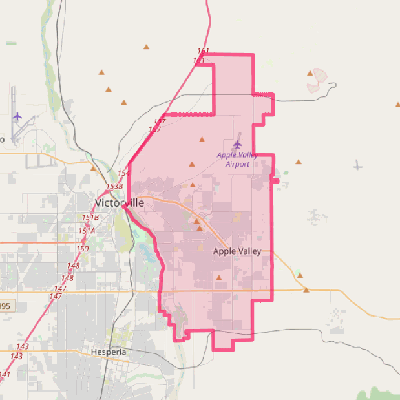 Map of Apple Valley