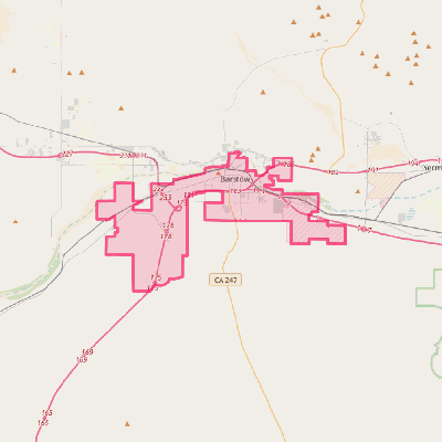 Map of Barstow