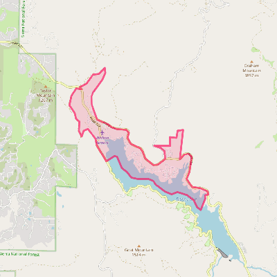 Map of Bass Lake