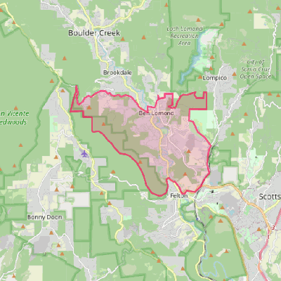 Map of Ben Lomond