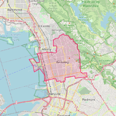 Map of Berkeley