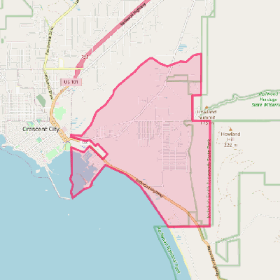 Map of Bertsch-Oceanview