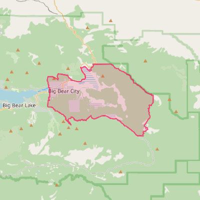 Map of Big Bear City