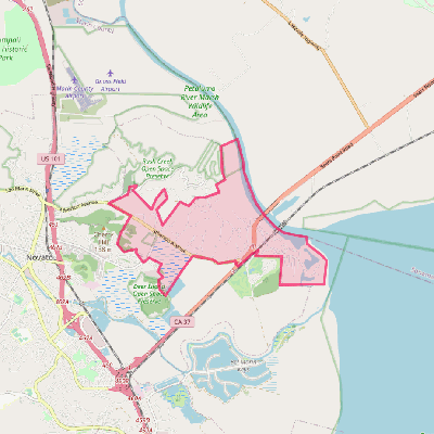 Map of Black Point-Green Point