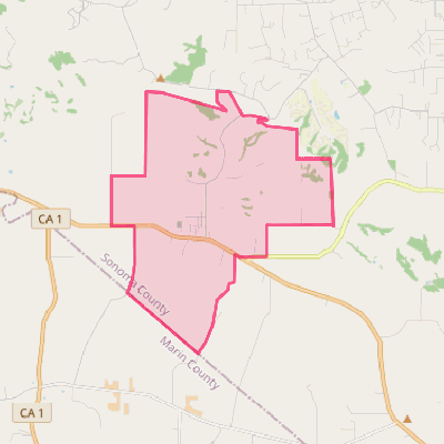 Map of Bloomfield