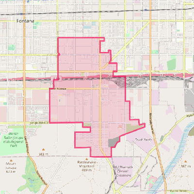 Map of Bloomington